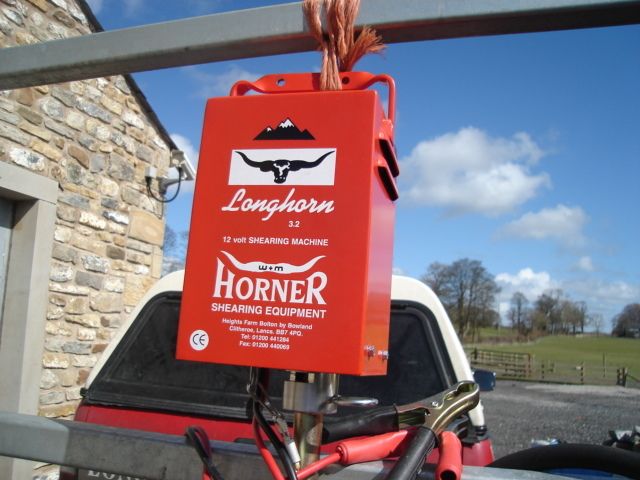 Longhorn 3.2 Sheep Shearing machine, by Horner Shearing, sheep 