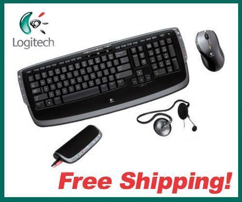 Logitech Cordless Desktop LX715 Laser Combo Keyboard 097855049629 