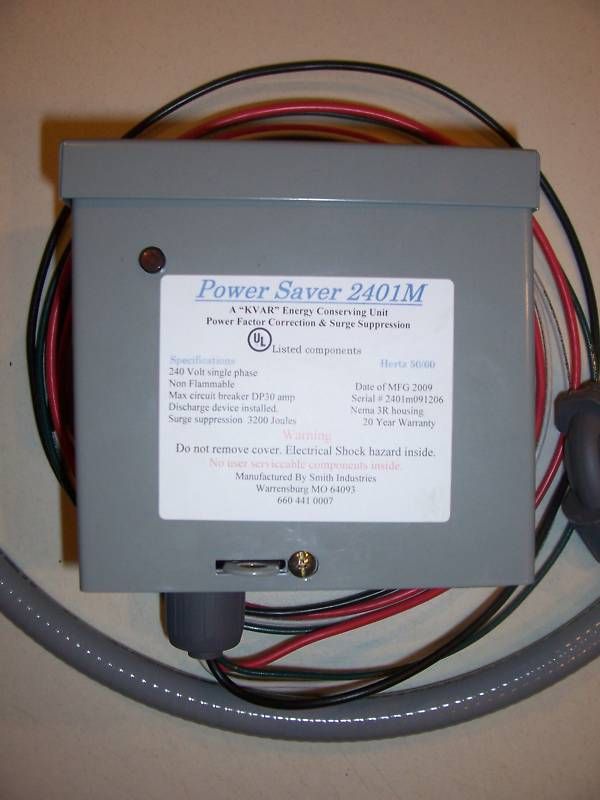 Power Saver Combo Pack 1  2401M and 1  2401S kvar units  