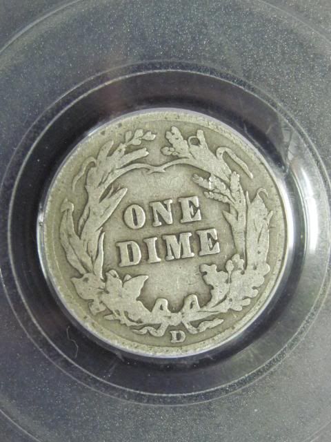 1911 D Barber Dime PCGS G06   Collectible Coin  