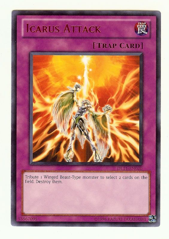 ICARUS ATTACK DL11 EN020 RARE YUGIOH CARD RED  