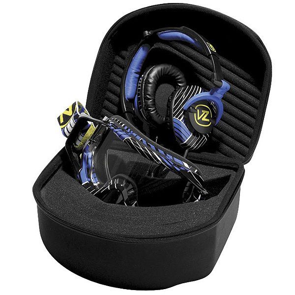   VZ Porkchop Goggles with SkullCandy Skullcrusher Headphones and Case