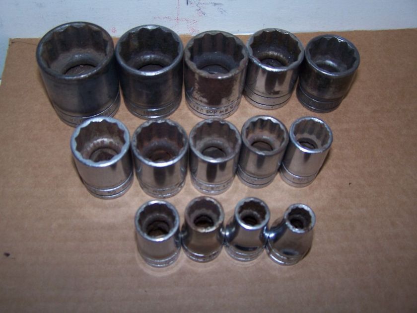 Snap on socket 1/2 drive , choose your size , 12 point shallow lot 