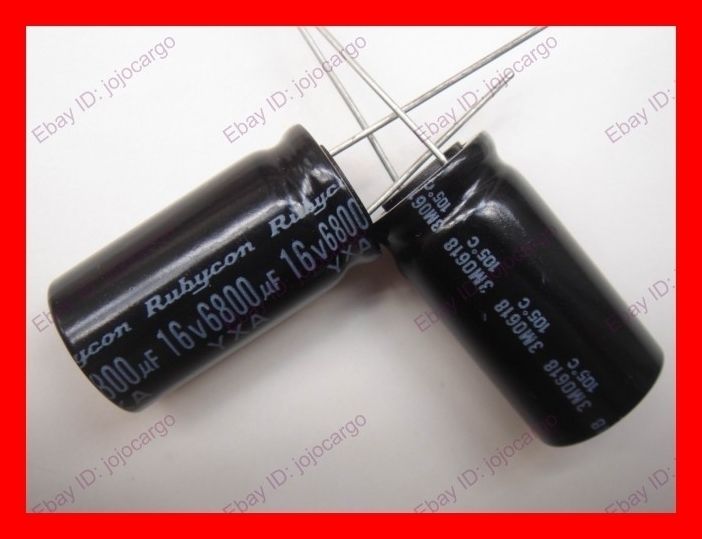 Rubycon capacitors 16mm*31.5mm 16V 6800uF 6800 105℃ 1 PCS  