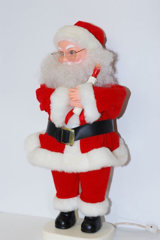 Animated Lighted Santa Claus, 24 Tall  