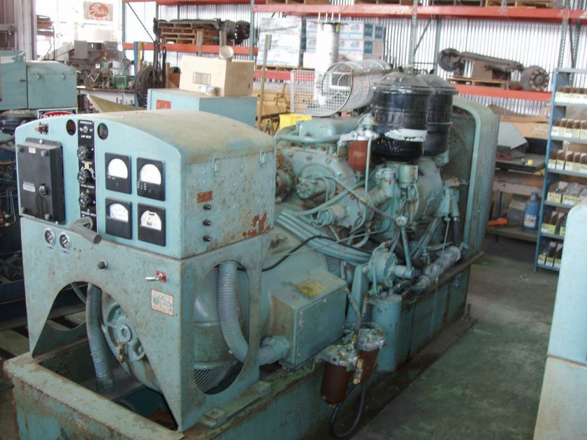 71 DETROIT GM 60KW 1200 RPM DIESEL GENERATOR  