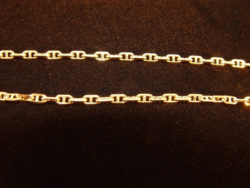 14K Yellow Gold 18 Mariner Link Chain 8.48 Grams  