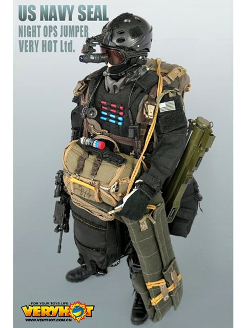 T04 BX 1/6 VeryHot   US NAVY SEAL NIGHT JUMPER Box  