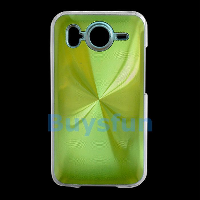 Hard Cover Case w/ Metal Aluminum AT&T HTC Inspire 4G  