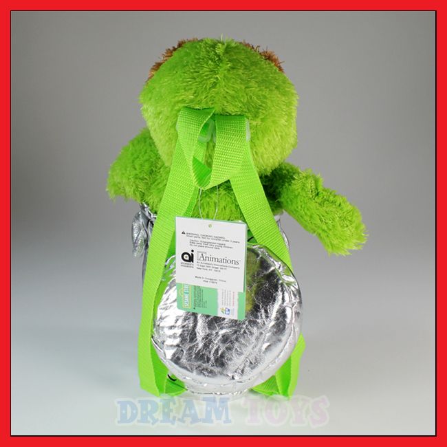 15 Sesame Street Oscar the Grouch Plush Backpack  