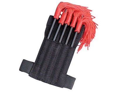 NINJA QUILLS SPIKES THROWING SPIKE SET & WRIST SHEATH  