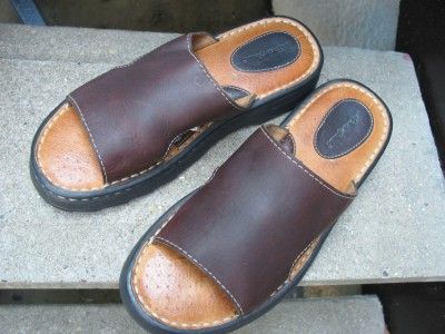 Eddie Bauer Used Brown Slides Shoes Sandals 10  