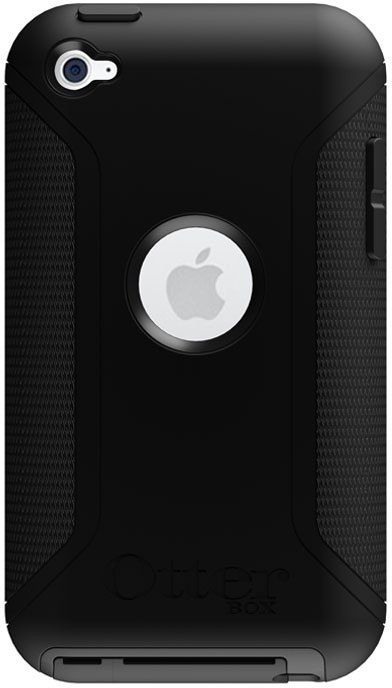 OTTERBOX DEFENDER BLACK CASE SKIN SCREEN SAVER FOR APPLE iPOD TOUCH 4 