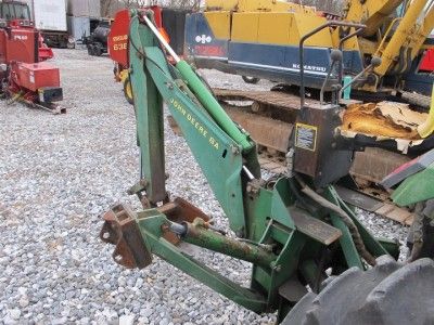 GOOD JOHN DEERE 8A BACKHOE ATTACHMENT FOR TRACTORS, CAME OFF JD 1070 