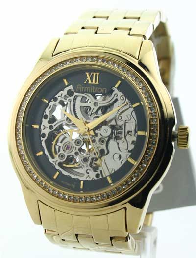   20 4441SVGP Mens Automatic Goldtone Watch New 086702427567  