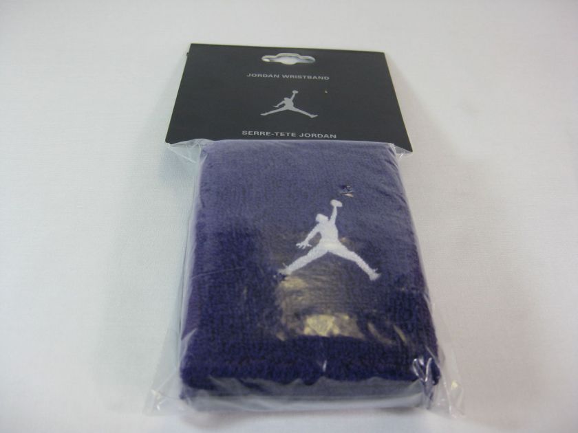 JORDAN MENS 3D WRISTBAND Club Purple  217459 511  1 PAIR  