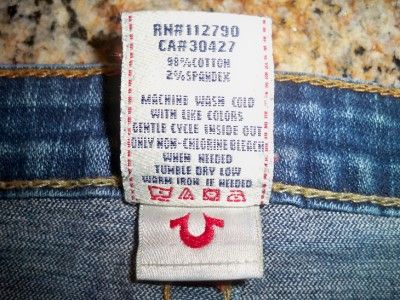 TRUE RELIGION GIRLS JOEY JEANS SIZE 12  