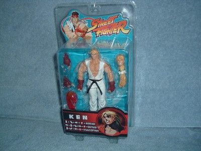 KEN Street Fighter Round 2 SOTA Toys White Gee CAPCOM 2005 Action 