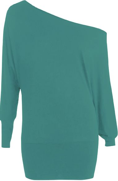 New Ladies Off Shoulder Batwing Long Sleeved Womens Top  