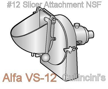 NSF Pelican Head Slicer Attachment #12 Hub Hobart  