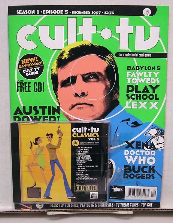 British1997 Cult TV SE 1 #5 Magazine TV Theme Tunes CD  