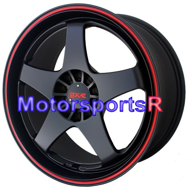   Red Stripe Rims Wheels 5x114.3 08 09 10 11 Scion xB 5x100 07 TC  