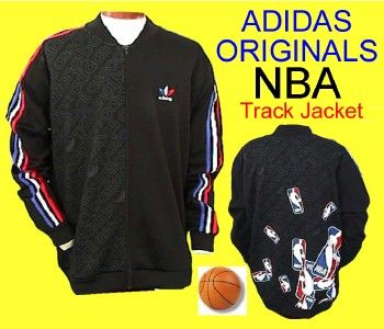 NEW Mens $85 ADIDAS ORIGINALS Basketball NBA JACKET XL  