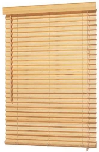 ALLEN ROTH 2 Bamboo Blinds NATURAL Wood Window 31x64  