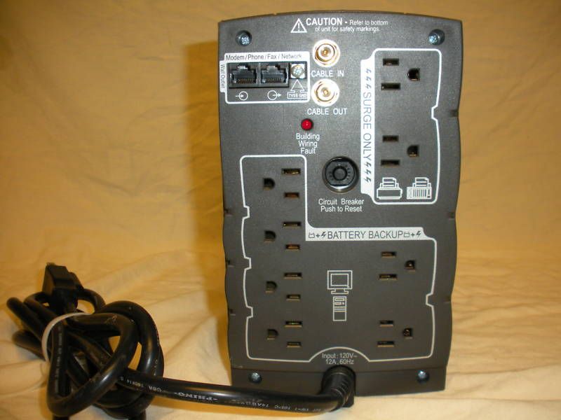 USED APC BATTERY BACKUP UPS RS1000 12A OUTPUT  