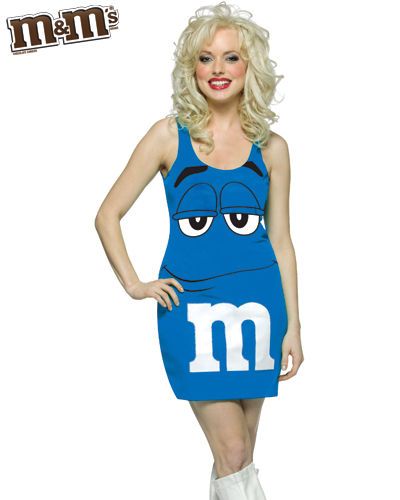 CHARACTER COSTUME BLUE ONE SIZE ADULT TANK TOP  