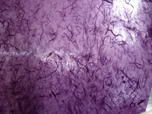 50 Dark Purple Mulberry Paper Design Supplies Washi Art  