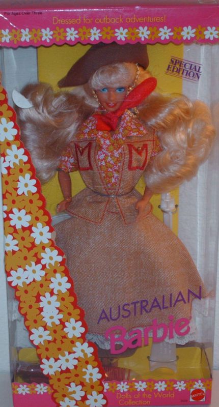 Australian Barbie Dolls of the World 1993 074299036262  