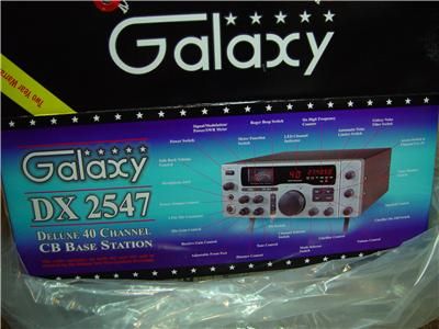 GALAXY DX 2547,40 CH CB RADIO BASE STATION,NEW IN BOX  