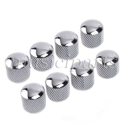 Chrome Dome Guitar/Bass Tone Tunning Knobs for Fender  