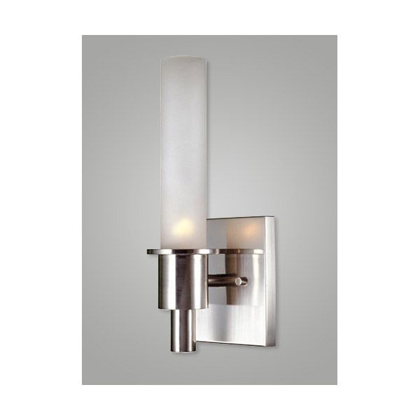 Bath Light   1 Light Sconce Wall Mount   Satin Nickel  