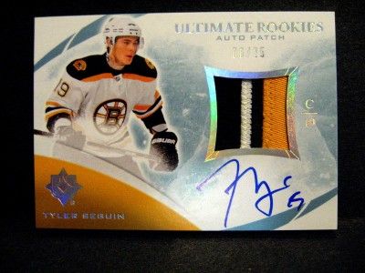 TYLER SEGUIN 2010 11 AUTO PATCH 6/25 RC ULTIMATE COLLECTION UD 3 COL 