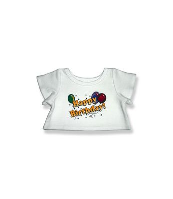 Clothes that fit Build a Bear Happy Birthday T Shirt  