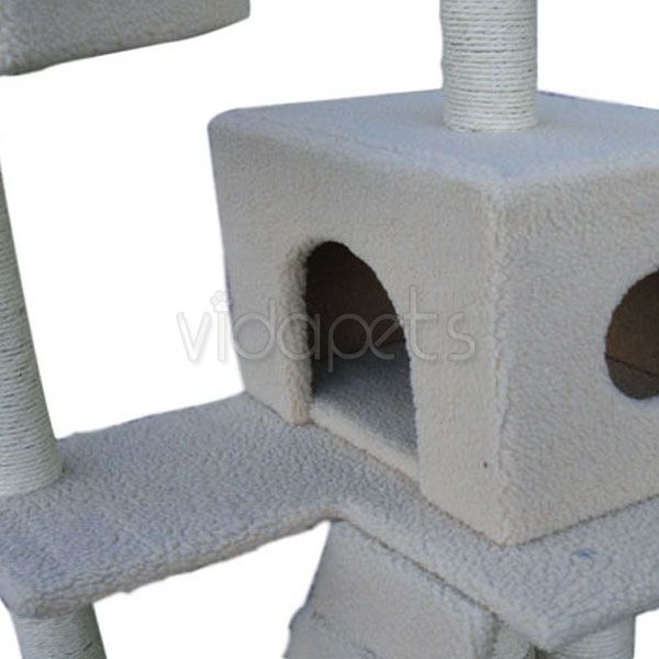 72 Cat Tree Condo Furniture 116 Scratch Post Pet House  