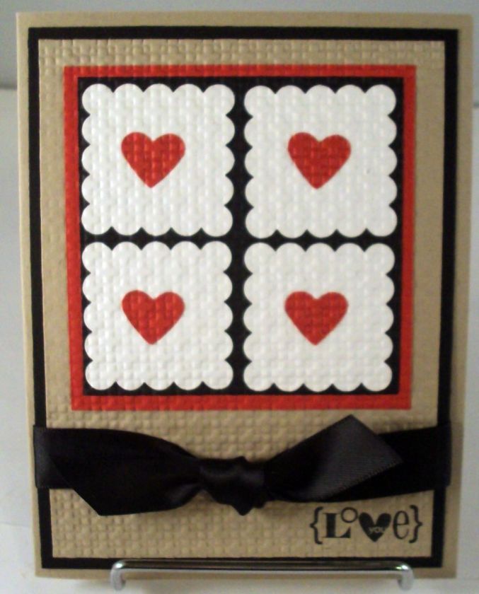 Stampin Up Love Handmade Card  