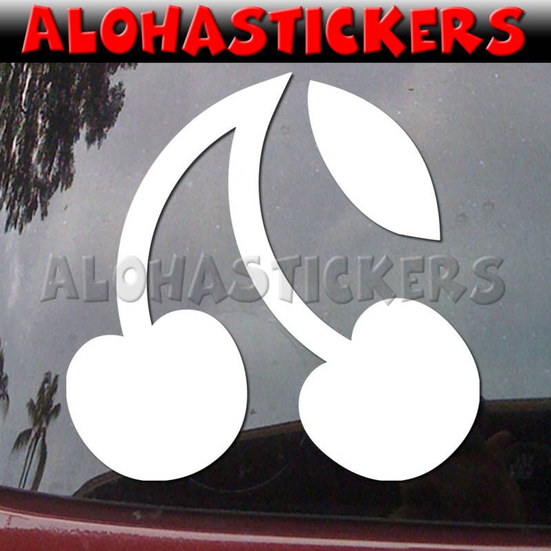 CHERRY CHERRIES Vinyl Decal Car Truck Surf Sticker FV27  