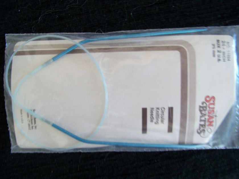 Susan Bates circular knitting needle, size 2, 24  