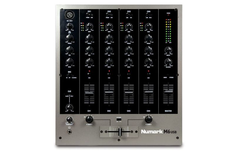 NUMARK M6 USB Four Channel USB DJ Mixer 676762164115  