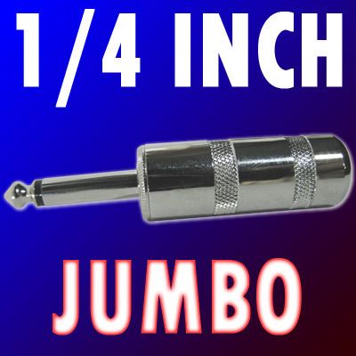 10 High end quality 1/4 mono jumbo speaker connectors  