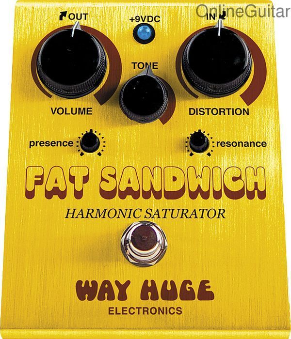   301 FAT SANDWICH DISTORTION PEDAL w/ FREE CABLE 0$ US SHIPPING  