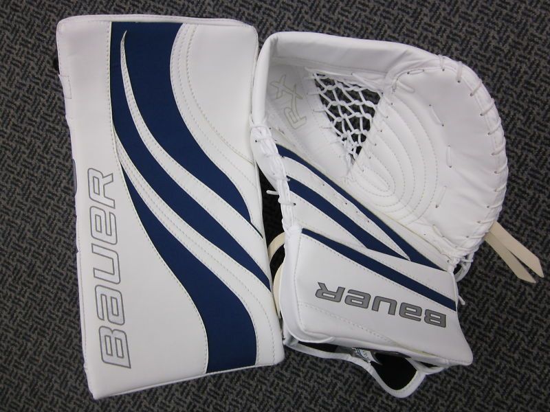 NEW SR Bauer Reflex 6 LE Goalie Catcher & Blocker LEAFS  