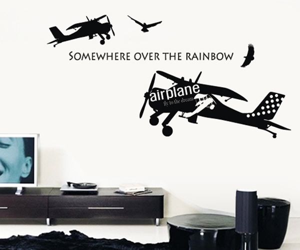 DIY Decorative Wall Window Sticker Art Decal   AIRPLANE  