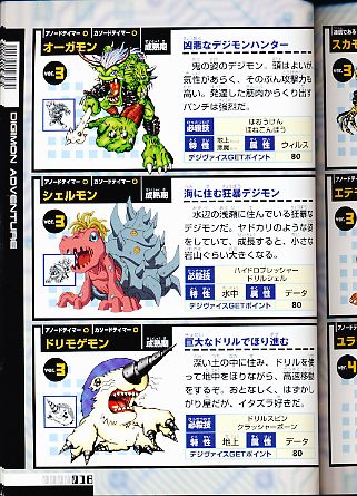 Digimon Adventure game guide book  