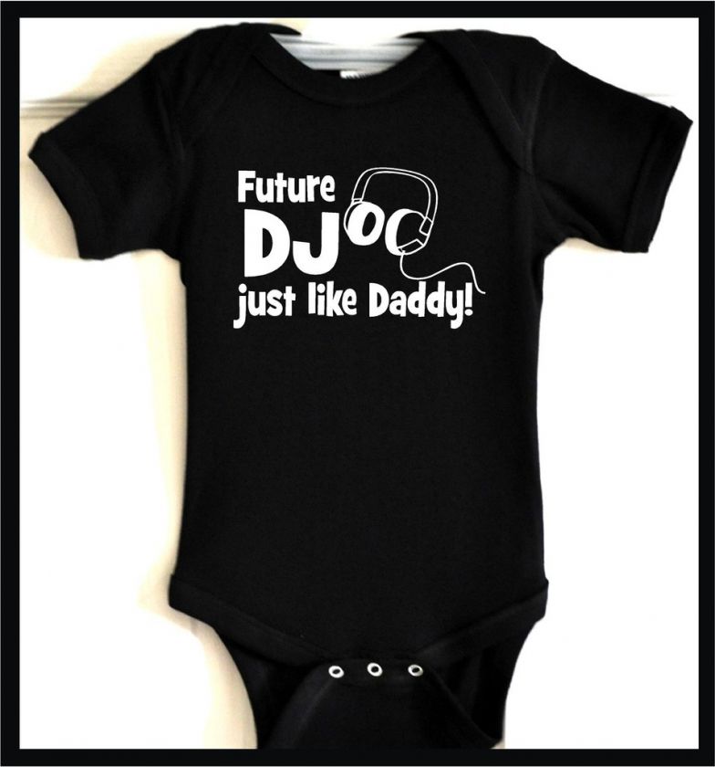 Wb future dj music baby romper kids tee shirt top onesi  