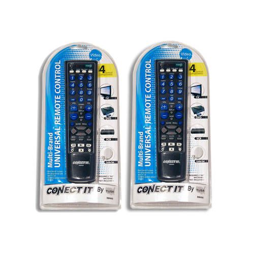 Universal Remote Control MultiBrand TV/DVD NEW RM400 x2  