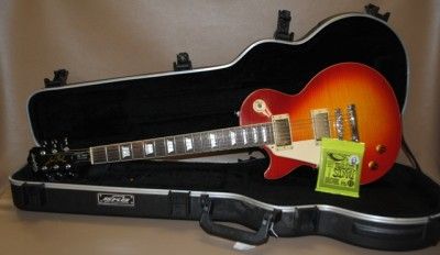 EPIPHONE LES PAUL STANDARD ELECTRIC GUITAR IN SKB HARD CASE _2 23642 